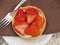 individual French strawberry tarte