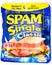 An individual package of Spam classic