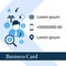 Individual payment square business card