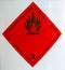 Individual signs of fire safety, in the field of oil and gas exploitation.