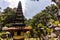 Indonesia Bali temple of local people in Jungle by lake Tamblingan