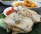 Indonesia Cuisine, Ayam Pop Chicken Hidang Style Padang Food