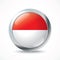 Indonesia flag button