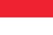 Indonesia flag vector.Illustration of Indonesia flag