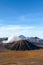 Indonesia. The island of Java. View of the Bromo volcano. Fantastic landscape