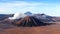 Indonesia. The island of Java. View of the Bromo volcano. Fantastic landscape