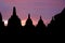 Indonesia, Java, Borobudur: Sunset