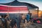 Indonesian boys going to fly a kite