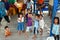 Indonesian children on the pier in Tobil village Togean Islands
