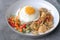 Indonesian Dish named Rice Bowl Ayam Sambal Matah.