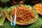 Indonesian food orek tempeh