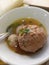 Indonesian meatball soup