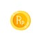 Indonesian rupiah, coin, money color icon. Element of color finance signs. Premium quality graphic design icon. Signs and symbols