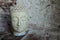 Indonesian stone Buddha head beautiful