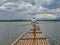 Indonesian traditional raft