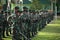 Indonesian troop Sword Ceremony