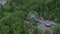 An indoor amusement Park because of the coronavirus covid, empty , Aerial view