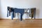 Indoor balcony folding clothes drying rack in an empty room