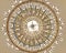 Indoor big classsic and elegant celling chandelier crystal and light bulbs