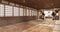 The indoor empty room japan style. 3D rendering