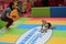 Indoor, games, and, sports, yellow, leisure, sport, venue, play, child, fun, recreation, competition, playground, flooring, event