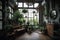 indoor garden with variety of plants and greenery, perfect for decoration or inspiration