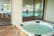 Indoor heated swimming pool and jacuzzi