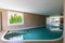 Indoor pool in modern villa just renovated