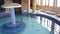 Indoor pool with thermal water