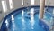 Indoor pool with thermal water