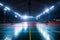 Indoor sports venue Badminton court designed for indoor recreational activities
