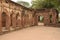 indoor structure of the residency  a historical wonder in lucknow