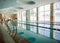 Indoor swimming pool in healthy concept