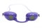 Indoor tanning bed eye UV protection purple goggles