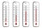 Indoor thermometers in Fahrenheit scale