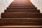 Indoor wooden stairs