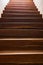 Indoor wooden stairs