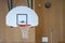 Indoors basketball hoop