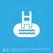 Indoors swimming pool icon