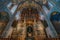 Indoors view and the ceiling of the Cathedral of Albi, France