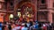 Indra Jatra. Mask of Swet Bhairav during Indra Jatra Festival