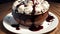 Indulge in the Classic Hot Fudge Sundae with a Cherry on Top.AI Generated