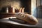 Indulge in the Crispy and Delicious French Baguette in a Rustic Setting