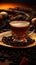 Indulge in the deep, complex flavors of authentic Arabian black coffee