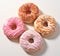 Indulge in a Rainbow of Flavors: Four Vibrant Doughnuts to Satisfy Your Sweet Tooth