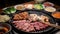 Indulge in the Sizzling and Mouthwatering Flavors of Grilled-to-Perfection Meats, Fresh Vegetables, and Traditional Korean Sauces
