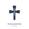 indulgence icon. Trendy flat vector indulgence icon on white background from Religion collection