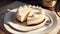 Indulgent Butter Cheesecake A Delicious Treat for National Cheesecake Day.AI Generated