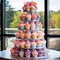 Indulgent Delights: A Scrumptious Cupcake Tower Extravaganza