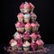 Indulgent Delights: A Scrumptious Cupcake Tower Extravaganza